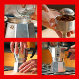 Bialetti Moka Express Moka gryde 0,775 L Aluminium, Sort