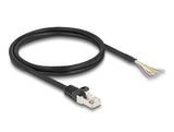 DeLOCK 80205 netværkskabel Sort 1 m S/FTP (S-STP)