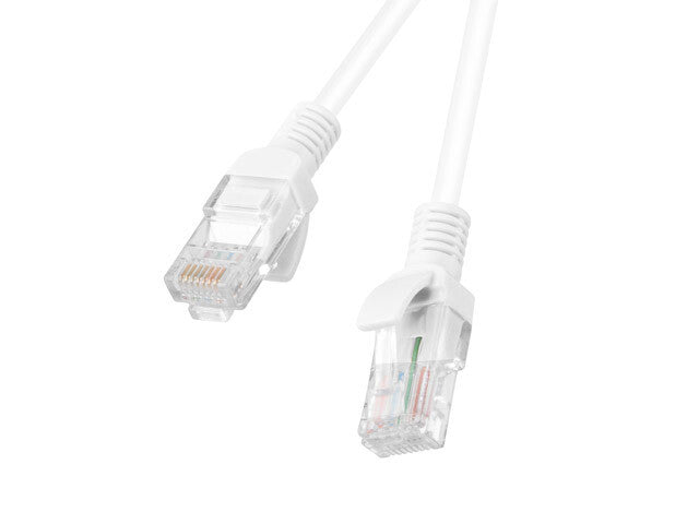 Lanberg PCU6-10CC-0200-W netværkskabel Hvid 2 m Cat6 U/UTP (UTP)