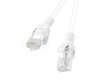 Lanberg PCU5-10CC-0025-W netværkskabel Hvid 0,25 m Cat5e U/UTP (UTP)