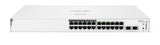 HPE Aruba Networking Networking Instant On Switch 24p Gigabit CL4 PoE 2p SFP 195W 1830 Administreret L2 Gigabit Ethernet (10/100/1000) Strøm over Ethernet (PoE) 1U