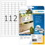 HERMA 10916 print etiket Hvid Selvklæbende printeretiket