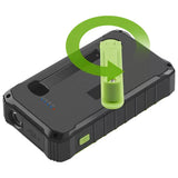 Denver PSO-10012 powerbank Lithium polymer (LiPo) 10000 mAh Sort, Lysegrøn