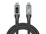 DeLOCK 86067 USB-kabel USB4 Gen 3x2 1 m USB C 40 Gbit/sek. 240 W Sort