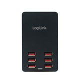 LogiLink PA0139 oplader til mobil enhed Universel Sort Vekselstrøm Indendørs
