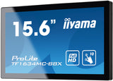 iiyama ProLite TF1634MC-B8X computerskærm 39,6 cm (15.6") 1920 x 1080 pixel Fuld HD LED Berøringsskærm Multibruger Sort
