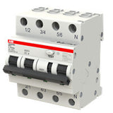 ABB DS203NC kredsløbsafbryder Residual-current device with overcurrent protection (RCBO) Type A 4 1 modul(er)
