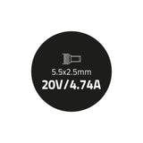 Qoltec 50099.90W strømadapter og vekselret Indendørs Sort