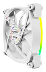 Montech RX120 PWM Computerkabinet Ventilator 12 cm Hvid 1 stk