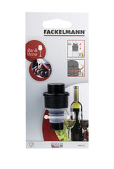 Fackelmann 49605 Flaske- og karaffelprop Sort, Hvid