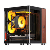 Jonsbo TK-0 BLACK computeretui Sort, Træ