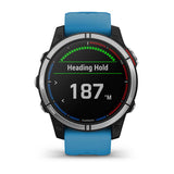 Garmin quatix 7 3,3 cm (1.3") MIP 47 mm Digital 260 x 260 pixel Berøringsskærm Blå Wi-Fi GPS (satellit)