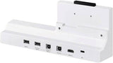 Samsung CY-TF65BFCXEN tilbehør til interaktivt whiteboard Bakke til tilslutningsmuligheder Hvid