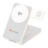 Verbatim 32296 powerbank Lithium polymer (LiPo) 10000 mAh Trådløs opladning Hvid