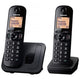 Panasonic KX-TGC212 DECT telefon Nummervisning Sort