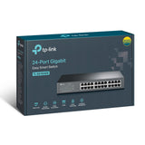 TP-Link TL-SG1024DE netværksswitch Administreret L2 Gigabit Ethernet (10/100/1000) Sort