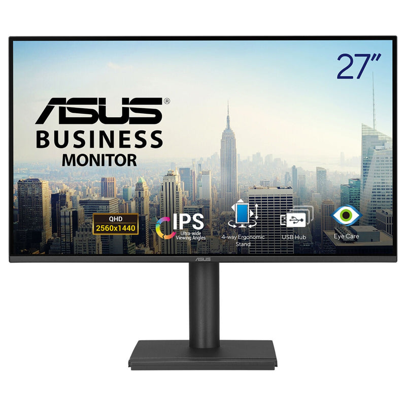 ASUS BE27AQ computerskærm 68,6 cm (27") 2560 x 1440 pixel Quad HD LCD Sort