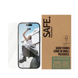 PanzerGlass SAFE. by ® Skærmbeskyttelse iPhone 16 | 15 | Ultra-Wide Fit | Bulk