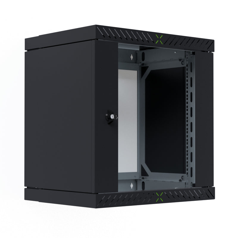 EFB Elektronik WGX-1206TS.G1 stativ 12U Vægmonteret stativ Sort