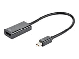 Prokord MP-H videokabel adapter Mini DisplayPort HDMI Sort