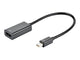 Prokord MP-H videokabel adapter Mini DisplayPort HDMI Sort