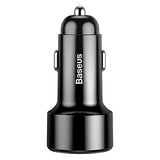 Baseus CCMLC20C-01 oplader til mobil enhed Universel Sort Cigartænder Hurtig opladning Automatisk