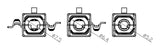 Goobay 68859 kabelsamler RJ-45 Hvid