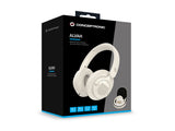 Conceptronic ALVAH02C hovedtelefoner/headset Kabel & trådløs Musik Bluetooth Cremefarvet