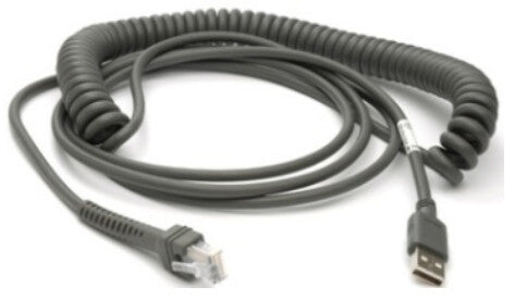 Zebra CBA-U29-C15ZBR USB-kabel USB 2.0 4,57 m USB A Sort