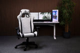 Arozzi Soft Fabric | Gaming Chair | Avanti SoftFabric | Light Pilkas Spillekonsolstol Polstret sæde