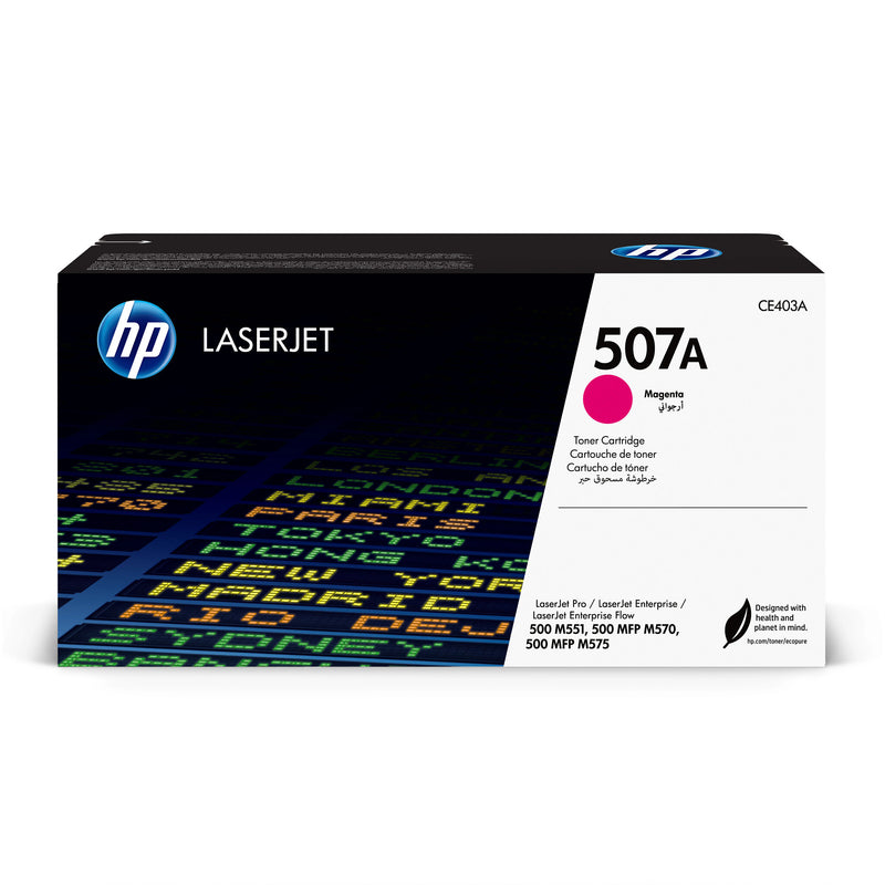HP Original 507A LaserJet-tonerpatron, magenta