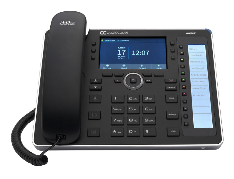 AudioCodes 445HD IP-telefon Sort LCD