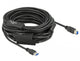 DeLOCK 85382 USB-kabel USB 3.2 Gen 1 (3.1 Gen 1) 20 m USB A USB B 5 Gbit/sek. Sort