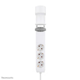 Neomounts DS22-840WH6 stikdåse 1,4 m 3 AC stikkontakt(er) Indendørs Hvid