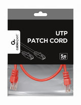 Gembird Patch Cord Cat.5e UTP 0.25m netværkskabel Rød 0,25 m Cat5e U/UTP (UTP)