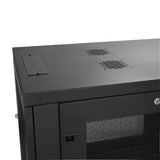 StarTech.com RK1233BKM stativ 12U Fritstående reol Sort