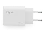 Digitus DA-10300 oplader til mobil enhed Universel Hvid Vekselstrøm Hurtig opladning Indendørs