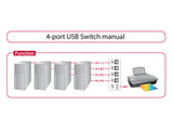 DeLOCK 87634 seriel switchboks Ledningsført