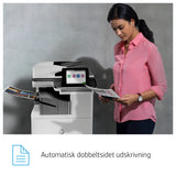 HP Color LaserJet Enterprise Flow LaserJet Enterprise Flow M776zs Trådløst Multifunction Farve Printer, Kopimaskine, scanner; Dupleks