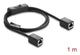 DeLOCK 81566 netværkskabel Sort 1 m Cat6 F/UTP (FTP)