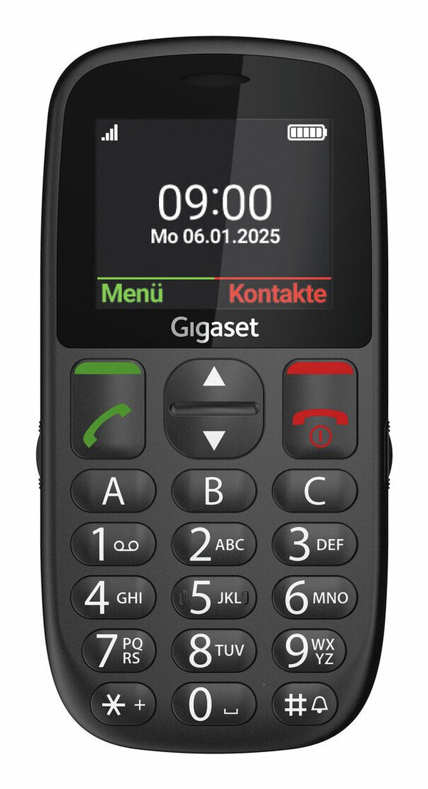 Gigaset GL395 5,59 cm (2.2") 90 g Sort Senior telefon