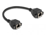 DeLOCK 80197 netværkskabel Sort 0,25 m S/FTP (S-STP)