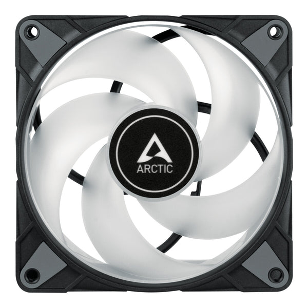 ARCTIC P12 PWM PST RGB 0dB Computerkabinet Ventilator 12 cm Sort 3 stk
