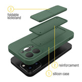 Wozinsky 5907769318443 mobiltelefon etui 16,3 cm (6.4") Cover Mørkegrøn