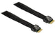Inter-Tech SFF-8654 4i 0,7 m 24 Gbit/sek. Sort