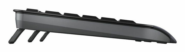 CHERRY JD-7000EU-2 tastatur Mus inkluderet Hjemme/kontor RF trådløst QWERTY Engelsk Sort