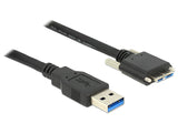DeLOCK 83599 USB-kabel USB 3.2 Gen 1 (3.1 Gen 1) 3 m USB A Micro-USB B 5 Gbit/sek. Sort