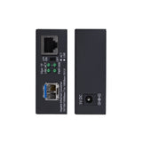StarTech.com MCM1110SMLC20 netværksomformer til medie 2000 Mbit/s 1310 nm Enkeltilstand Sort