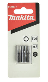 Makita B-23634 skruetrækker bit 3 stk