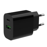Gembird TA-UC-PDQC20-01-BK oplader til mobil enhed Universel Sort Vekselstrøm Hurtig opladning Indendørs